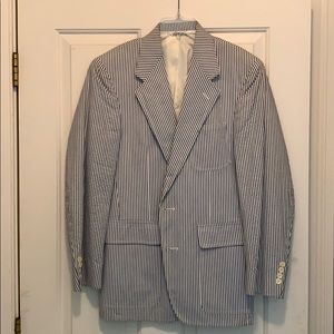 Seersucker Blazer